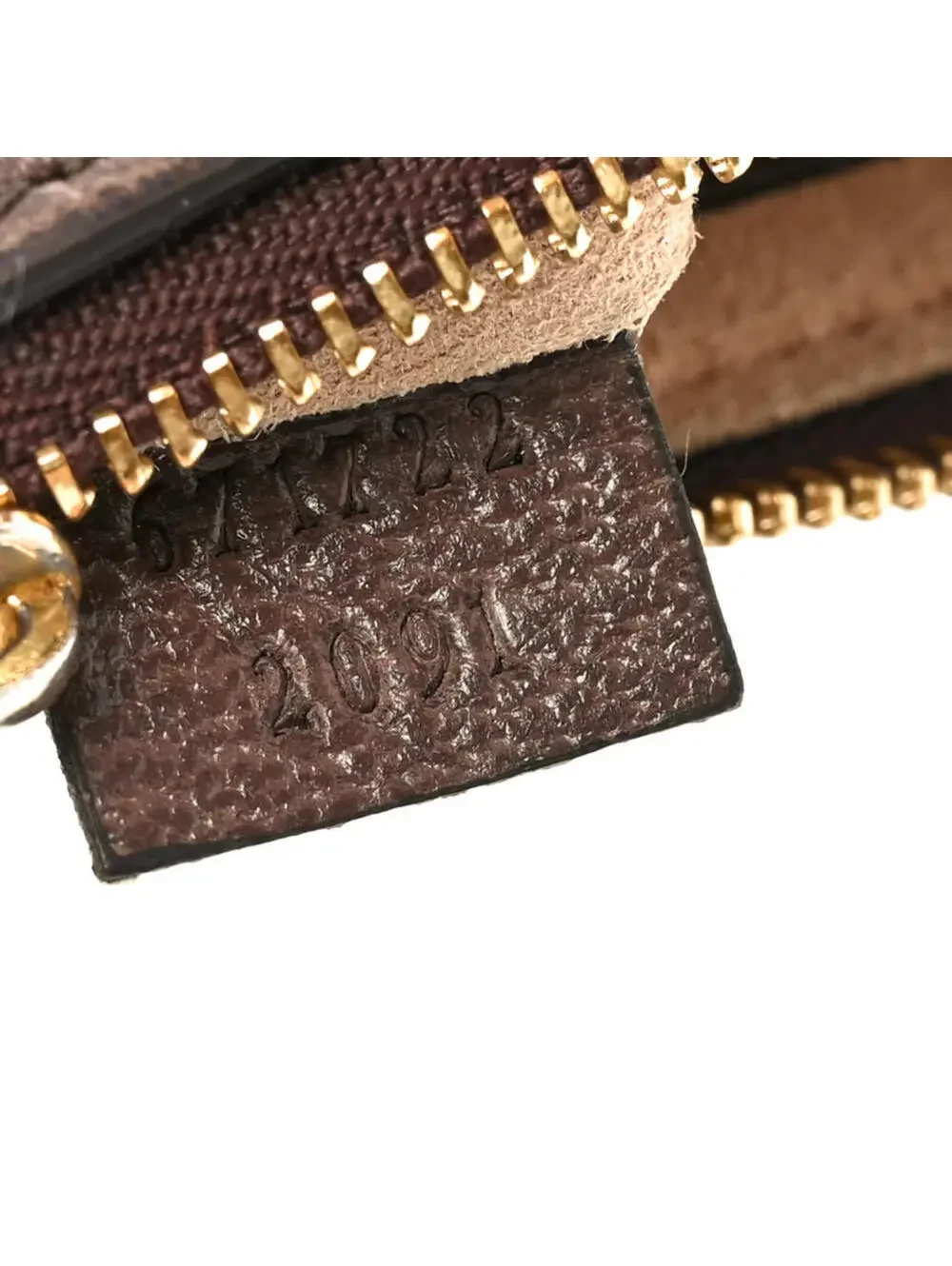 $450 Gucci Monogram JumboGG Textured Dollar Calfskin Ophidia - Picture 8 of 11